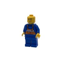 Lego City Minifigure Arbeiter Latzhose aus Set 851847 cty0042 Nordrhein-Westfalen - Goch Vorschau