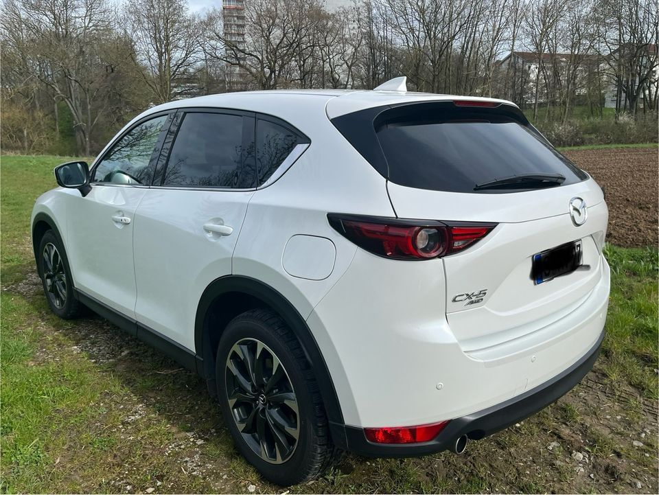 ✔️Mazda CX-5 2.5 AWD TÜV NEU Vollausstattung weiß Leder in Stuttgart