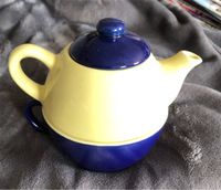 Tee Kanne Tasse Deckel stapelbar gelb/blau Nordrhein-Westfalen - Velbert Vorschau