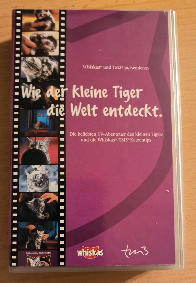 Whiskas Video Kassette Wie der kleine Tiger die Welt entdeckt. in Gornau