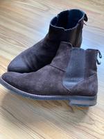 Marc O‘ Polo Chelsea Boots Gr. 38 dunkelbraunes Wildleder Sachsen-Anhalt - Halle Vorschau