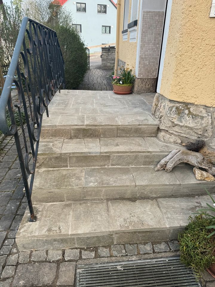 Pflasterarbeiten , Baggerarbeiten, Terrasse bauen in Regensburg