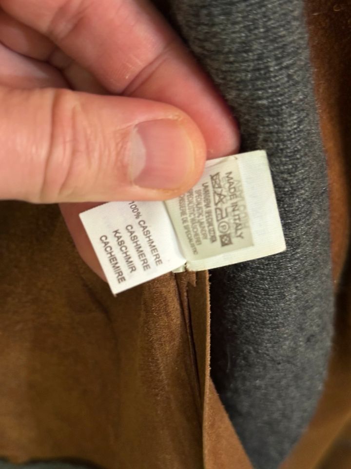 Brunello Cucinelli Lederjacke Damen Kaschmir 38 40 braun B70 in München