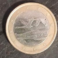 1€ Schwan Münze aus Finnland Bayern - Kitzingen Vorschau