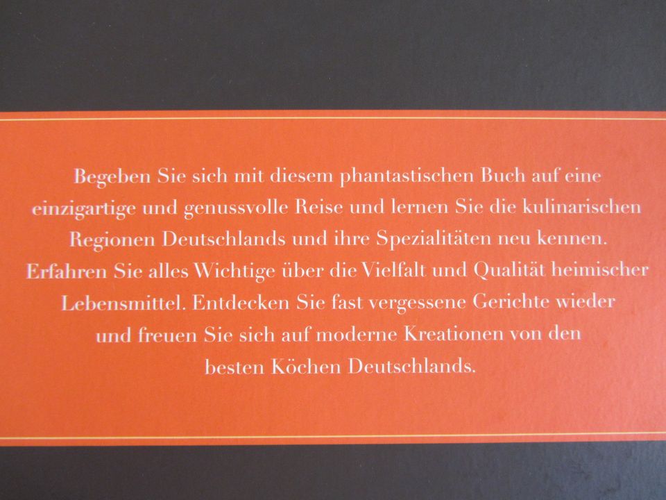 Kochbuch „Deutsche Küche - kulinarische Reise durch die Regionen“ in Nürtingen