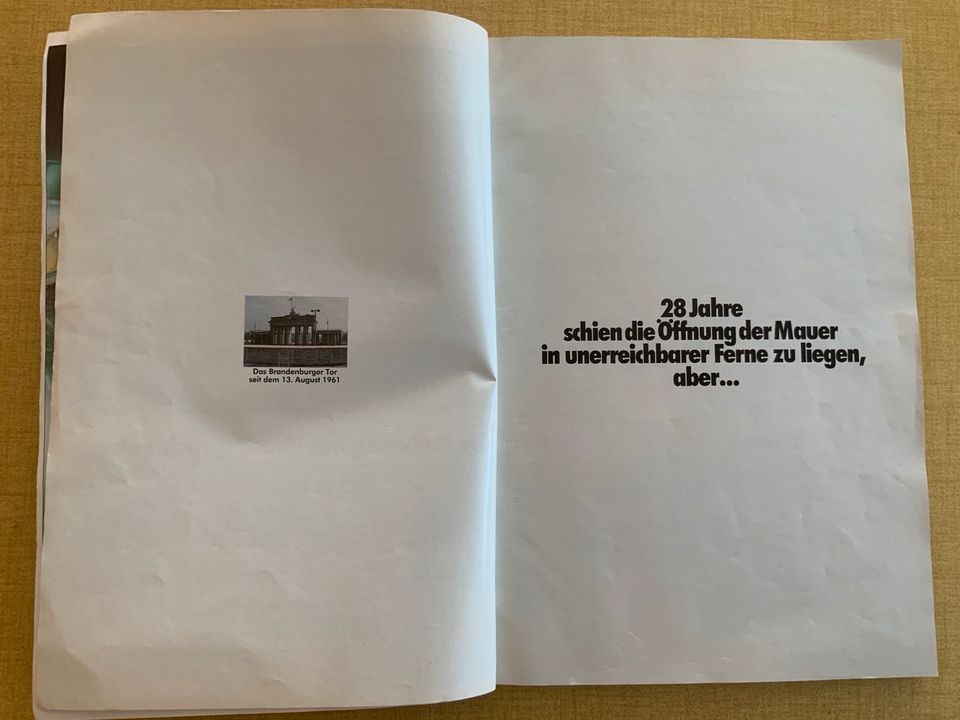 Berliner Illustrierte Sonderheft zum Mauerfall, Wiedervereinigung in Peine