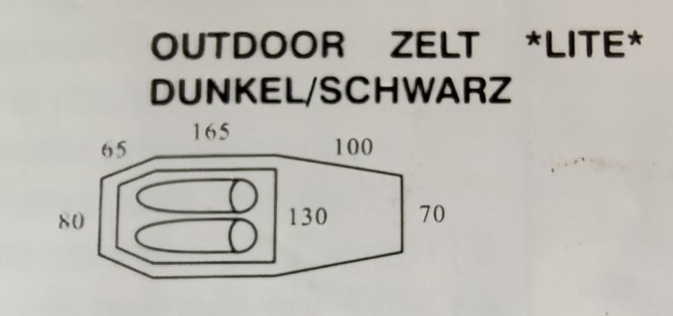 Camping Set für Biker oder OpenAir Festivals Freak in Herten