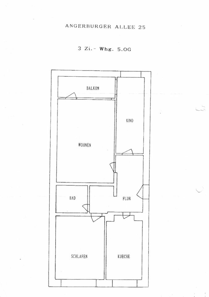 PRIVAT-Verkauf, BEZUGSFREI, 3 Zi. mit Süd-Loggia in Westend-Lage in Berlin