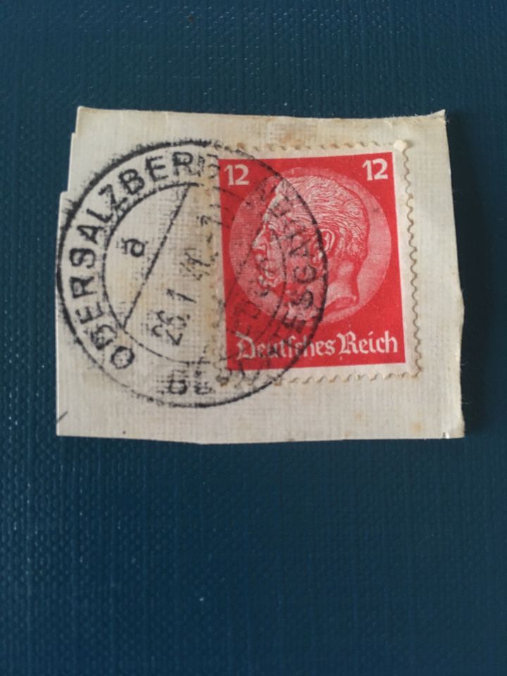 2x Deutsches Reich gestempelt Obersalzberg-Berchtesgaden 26.1.40 in Tettenweis