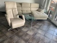 Büffelleder Sofa, Relaxsessel mit Motor, beige, natur 1 Jahr alt Köln - Köln Junkersdorf Vorschau