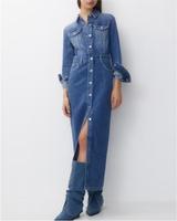 Maxikleid Kleid Maxi Lang Jeanskleid Jeans Hemdkleid XS 34 Nordrhein-Westfalen - Schwelm Vorschau