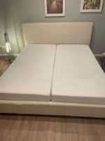 Ikea FOLLDAL Bettgestell Leder Creme Weiß 180x200 Bett Niedersachsen - Ganderkesee Vorschau