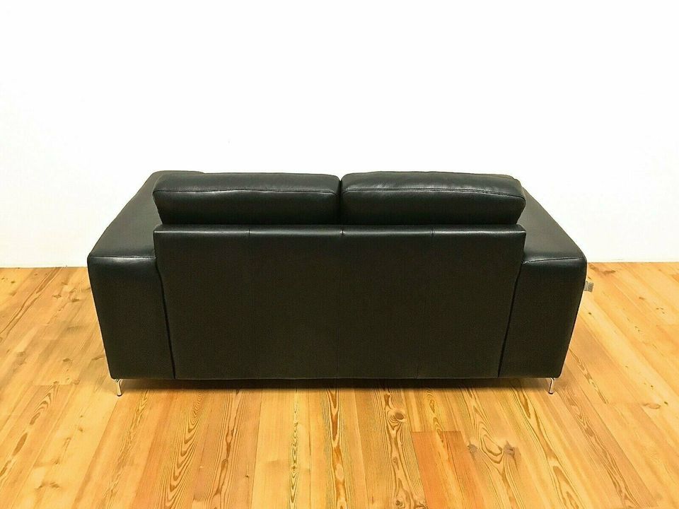 Hjort Knudsen Sofa Zweisitzer Leder Dunkel Blau Danish Design Neu in Köln