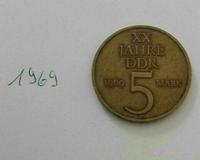 5 Mark DDR von 1969 - XX Jahre DDR Baden-Württemberg - Emmendingen Vorschau
