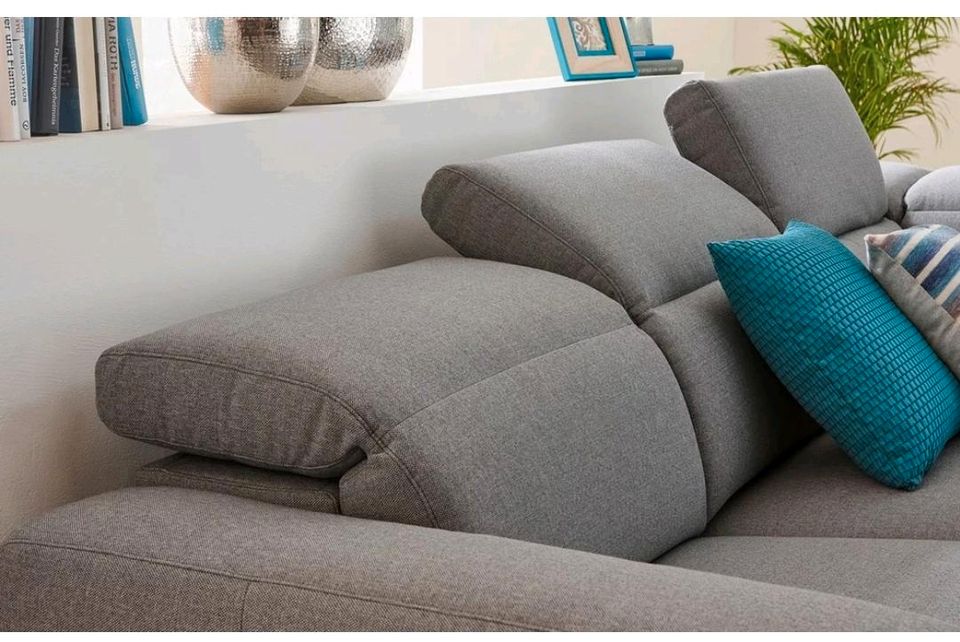 Pure Home Lifestyle ECKSOFA/SOFA/COUCH Grau in Burgkirchen