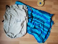 großes Hoppediz Tragetuch blau mit Cover Babytragetuch Berlin - Lichtenberg Vorschau