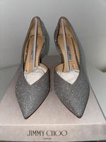 Jimmy Choo Sophia 85 Silver, Fine Glitter Leather Gr. 40 Baden-Württemberg - Tübingen Vorschau