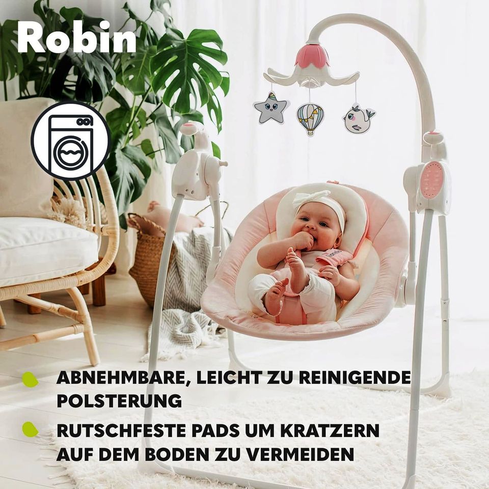 Babyschaukel lionelo Robin Babywippe Wippe Schaukel in Delbrück