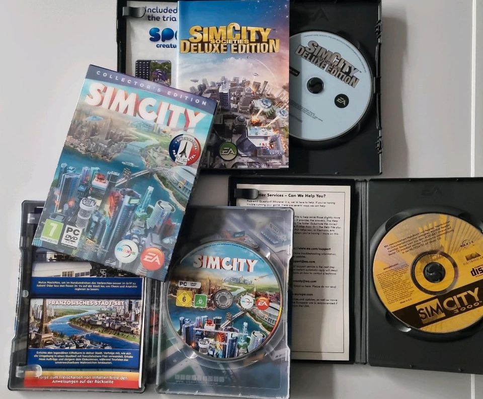 Spiele Sammlung SIMCITY für PC in Wutöschingen