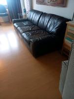 verschenke Ledersofa 3 Sitzer Berlin - Friedenau Vorschau