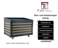 Obstwagen, Gemüsewagen, Mobil Verkaufswagen, Verkaufstisch, Obstpräsentation, Gemüsepräsentation, Rollwagen, marktrollwagen, Markt Verkaufsrollwagen, Frischwaren, Angebotswaren, Aktionswaren, Rollbar Nordrhein-Westfalen - Herne Vorschau