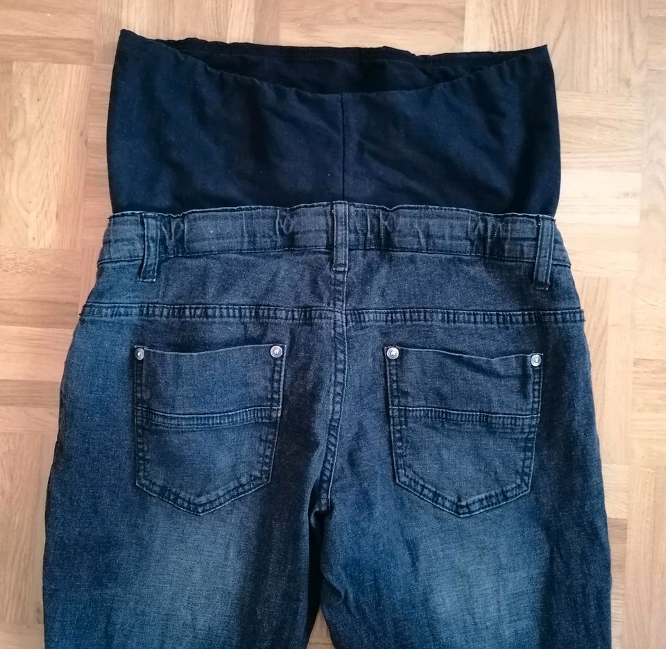 Umstandshose, Umstandsjeans, Gr. 36, schwarz, leger sitzend in Leipzig