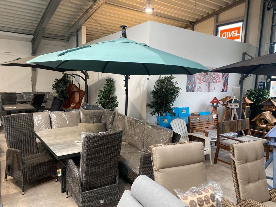 Gartenmöbel ⭐Outlet Dülmen Lounge Marken Sessel Schirme Pavillon in Düsseldorf