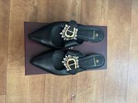 Aigner Pantoletten Ballerina schwarz Gold Gr. 38 Saskia 7 Münster (Westfalen) - Centrum Vorschau