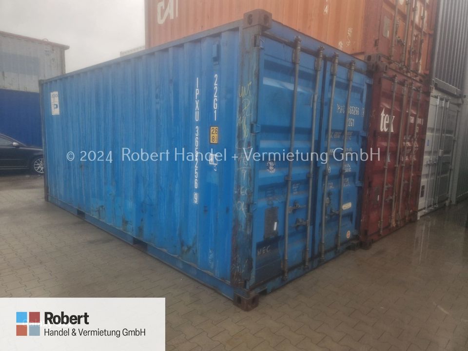 20 Fuß Lagercontainer, gebraucht Seecontainer, Container, Baucontainer, Materialcontainer in Hamm