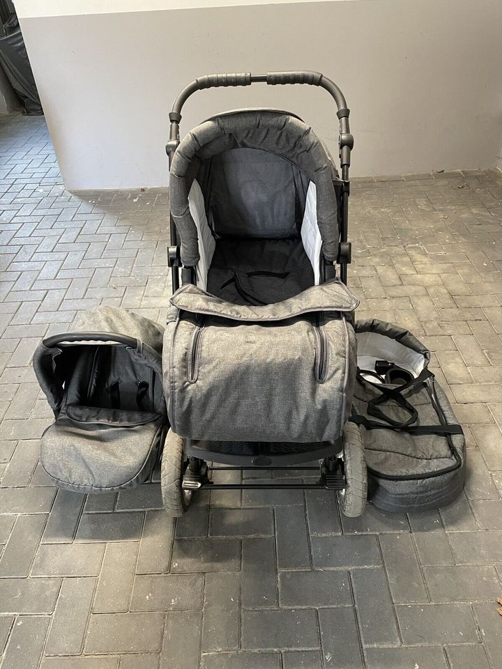 kinderwagen 3 in 1 gebraucht in Grau von GaGa Dumi in Karlsruhe