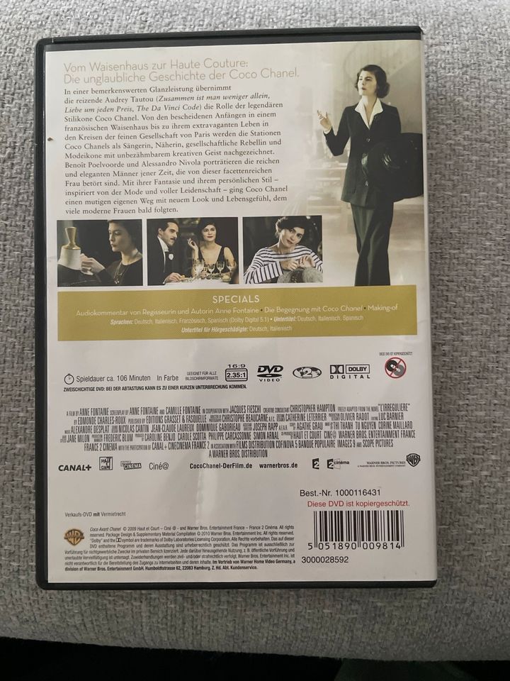 DVD Coco Chanel Der Beginn einer Leidenschaft in Frankfurt am Main