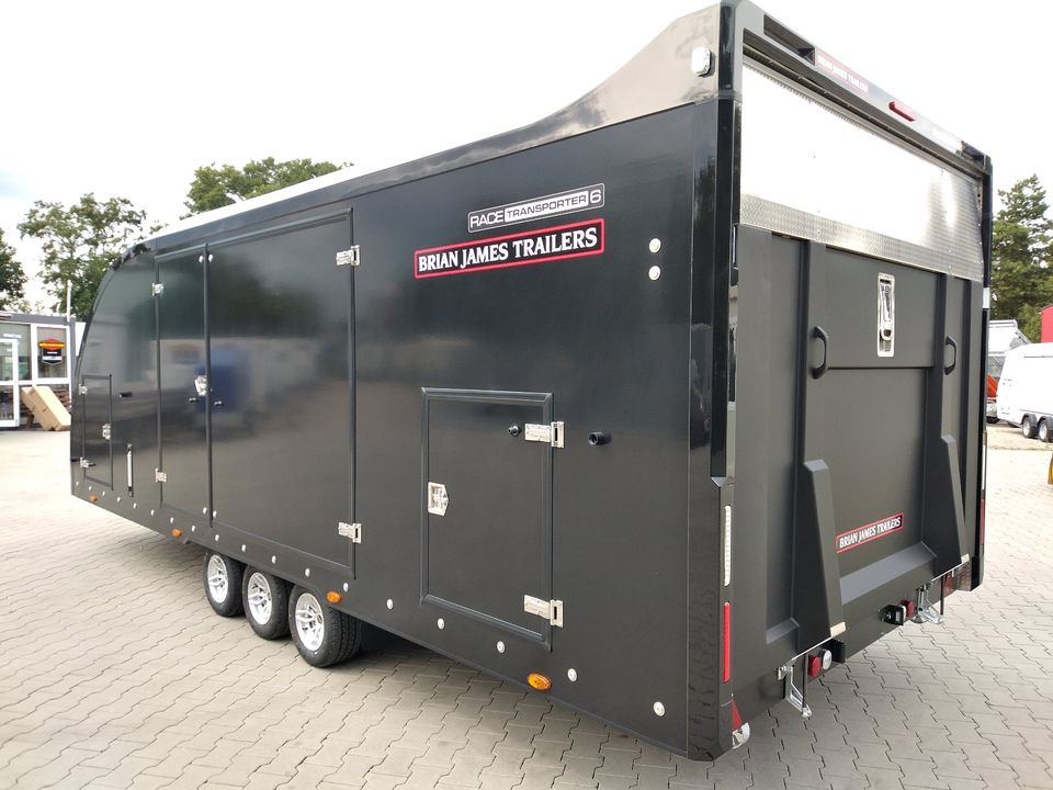 Brian James Race Transporter 6 Pkw Anhänger Autotrailer 6m x2,35m in Potsdam