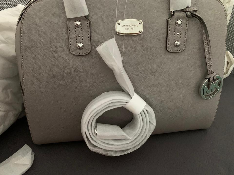 Michael kors satchel grey hotsell