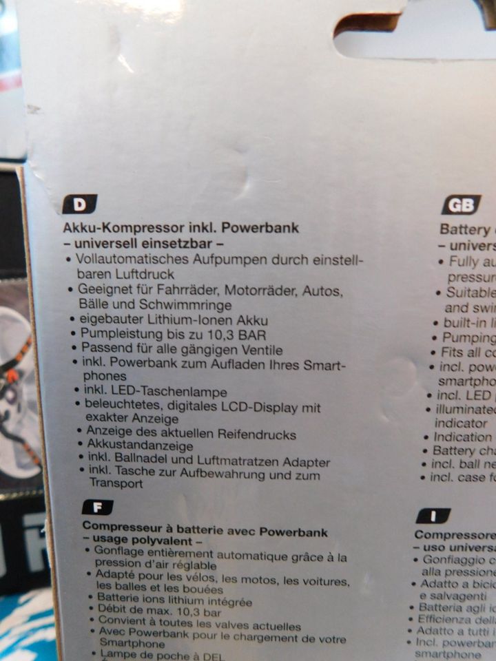 Fischer Akku-Kompressor Powerbank Taschenlampe in Bayern - Unterreit | eBay  Kleinanzeigen ist jetzt Kleinanzeigen