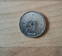 5 Francs Münze Frankreich 1971 sehr guter Zustand Rheinland-Pfalz - Gau-Bischofsheim Vorschau