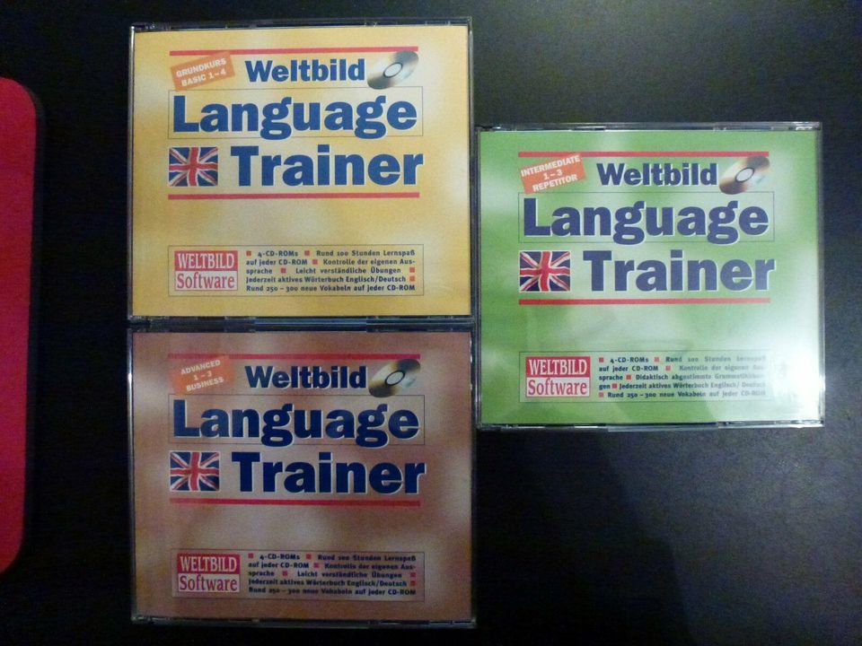 Language Trainer Englisch - 12 CD-Rom + Pons-Wörterbuch-CD in Ludwigshafen