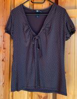 Modernes Damen Shirt Top Bluse - braun gepunktet -  Sonderpreis Bayern - Füssen Vorschau