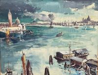 Gemälde Günther Blechschmidt 1891-1976 Ansicht Venedigs Bonn - Tannenbusch Vorschau