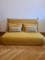 Sofa Couch mit Schlaffunktion Maisons du Monde senfgelb Clic-Clac München - Schwabing-West Vorschau