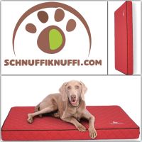 Knuffelwuff Orthopädische Hundematte Juna rot L-XXXL Hessen - Calden Vorschau