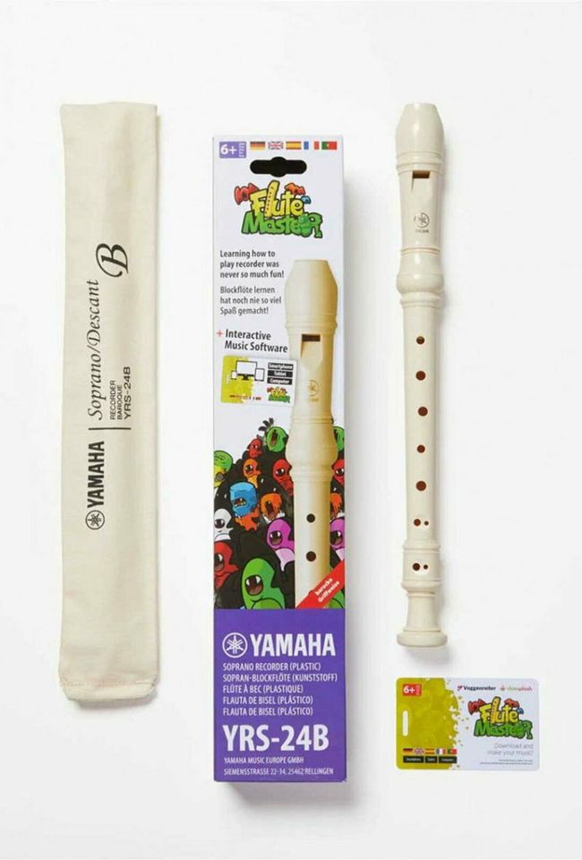 Yamaha YRS 24 Blockflöte BAROCK Flute Master App Bundle + Lizenz in Brilon