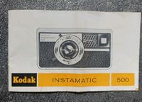 Original Bedienungsanleitung Kodak Instamatic 500 Kamera Nordrhein-Westfalen - Dinslaken Vorschau