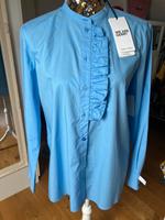 Gerry Weber Bluse Hemd Hemdbluse chic klassisch blau Hosenanzug Nordrhein-Westfalen - Herford Vorschau