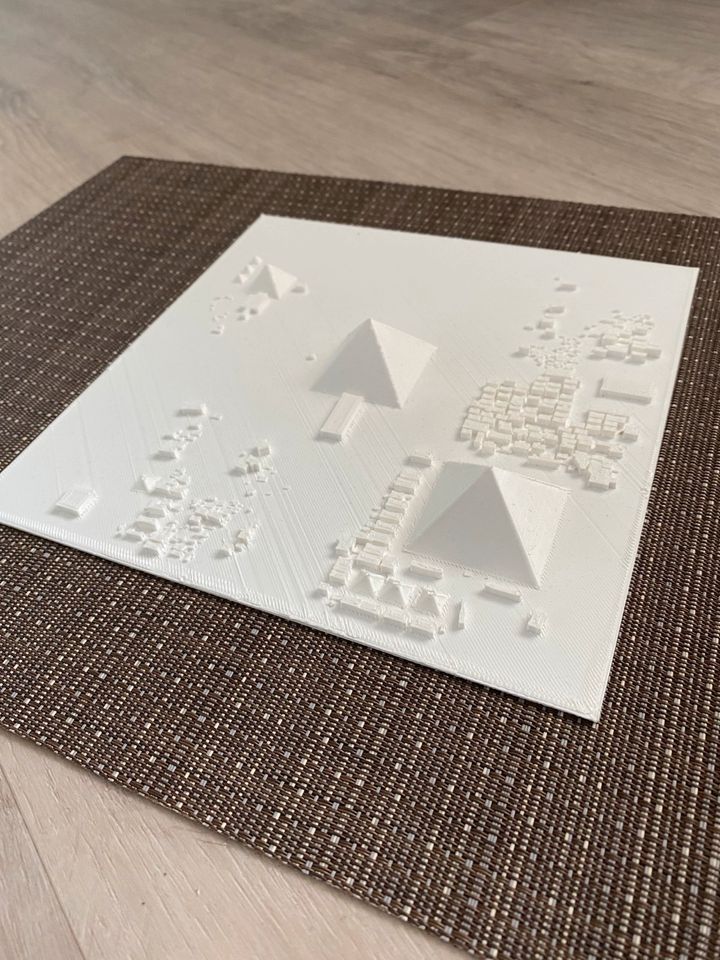 Deine Stadt als Dekoration (Heightmap) |3D Druck| in Unterschneidheim