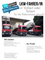 LKW Fahrer/in in Voll- und Teilzeit (m/w/d) Nordrhein-Westfalen - Brakel Vorschau