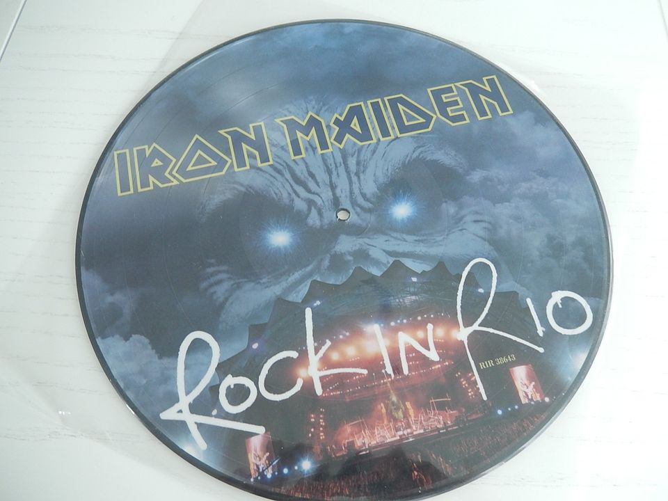 Iron Maiden Rock in Rio Picture Vinyl in Linkenheim-Hochstetten