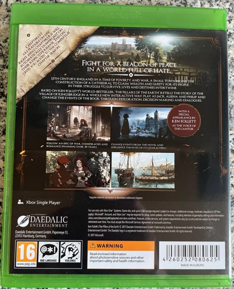 Ken Folletts The Pillars Of The Earth Complete Edition Xbox One in Niederroßbach