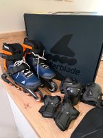 Set Rollerblade 33-36.5 verstellbar Schoner 34 35 Inline Skates Sachsen - Laußnitz Vorschau