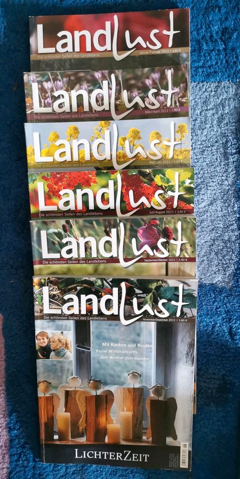 "Landlust" , alle 6 Hefte aus 2011 in Bergkamen