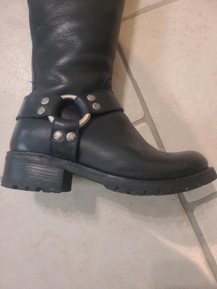 Sancho Boots Stiefel 38 Leder schwarz in Hamburg